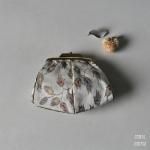 シルクサテンゴールド エンブロイダリーコインパース