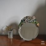 アールデコ フラワーブーケ テーブルミラー