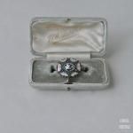 ヴィクトリアン パステルマイクロモザイク ミニブローチ