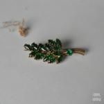 エドウォーディアン リーフブランチブローチ