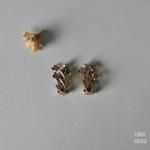 ロールドゴールド リトルフラワーイヤリング