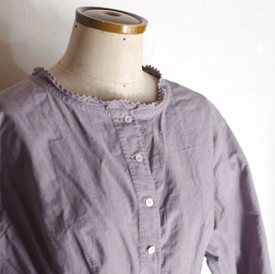 early 20th century cotton blouse /grey
