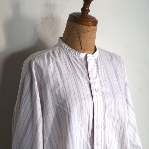 vintage cotton shirt / ȥ饤פΥ֥륫ե