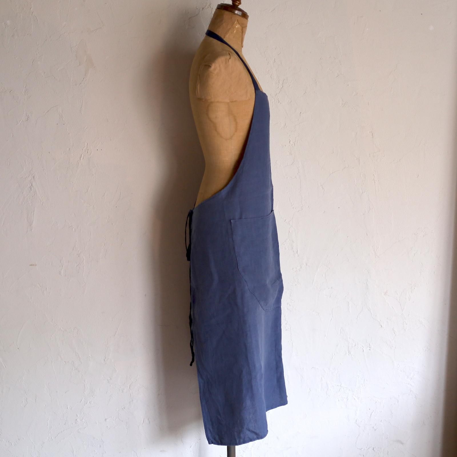 vintage tablier from FRANCE/ リネンのタブリエ - caikot