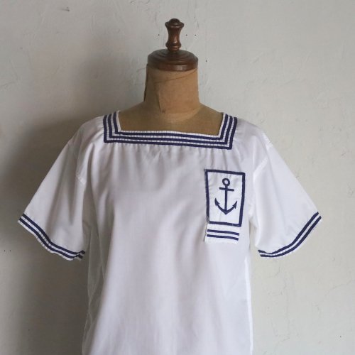 1970's vintage marine shirt / ե󥹳ť