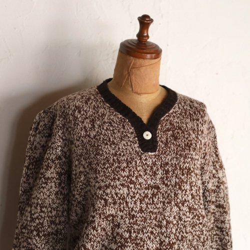 vintage hand knit sweater / ܥΤĤޡ֥˥å