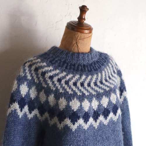 vintage hand knit sweater / ♢ΥΥ륦