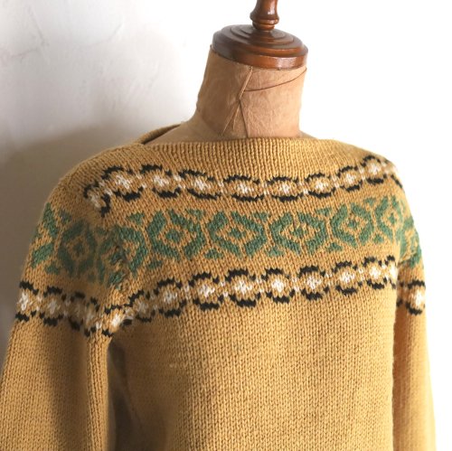 vintage hand knit sweater / ޥɿΥܡȥͥå