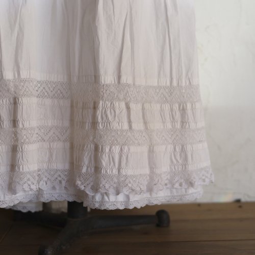 early 20th century cotton skirt / 졼Υåȥ󥹥