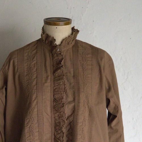 <img class='new_mark_img1' src='https://img.shop-pro.jp/img/new/icons14.gif' style='border:none;display:inline;margin:0px;padding:0px;width:auto;' />1920-30's cotton blouse from FRANCE / եλɽθ֥饦