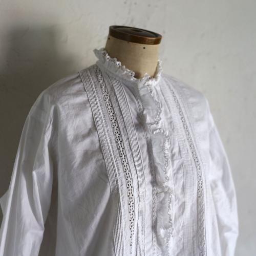 <img class='new_mark_img1' src='https://img.shop-pro.jp/img/new/icons14.gif' style='border:none;display:inline;margin:0px;padding:0px;width:auto;' />1920-30's cotton blouse from FRANCE / եμɽ֥饦
