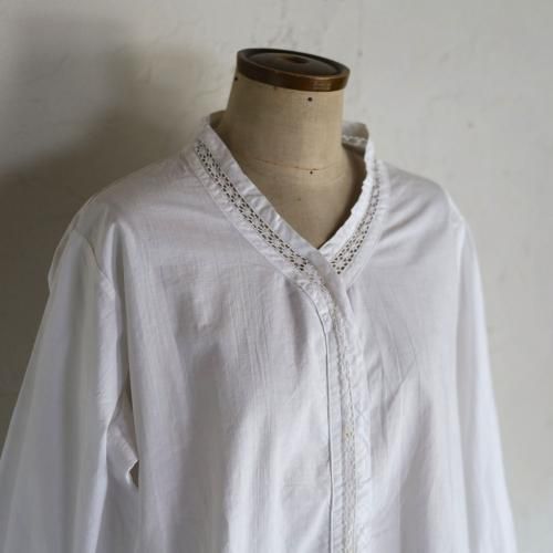 1920-30ǣ cotton blouse from FRANCE /졼Υåȥ֥饦
