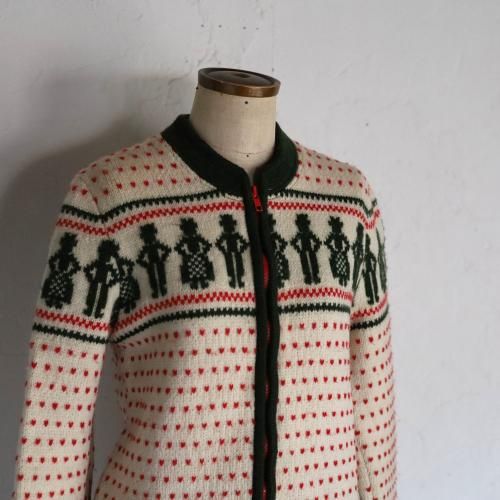 vintage hand knit sweater / ʿ͡Υǥ