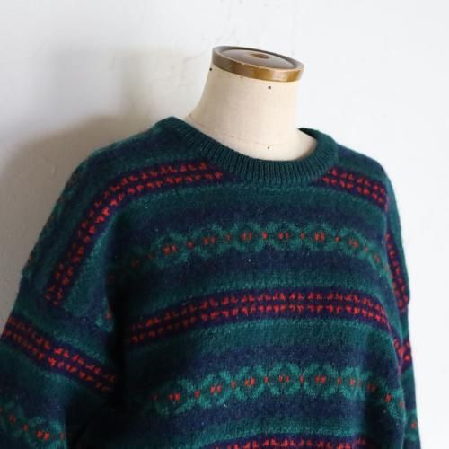 <img class='new_mark_img1' src='https://img.shop-pro.jp/img/new/icons14.gif' style='border:none;display:inline;margin:0px;padding:0px;width:auto;' />vintage hand knit sweater / ؤΥܡ˥å
