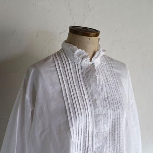 <img class='new_mark_img1' src='https://img.shop-pro.jp/img/new/icons14.gif' style='border:none;display:inline;margin:0px;padding:0px;width:auto;' />vintage cotton blouse from FRANCE /ɽΥե֥饦