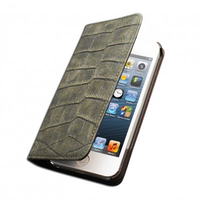 Iphone 5s 5 Se 第１世代 ケース サハラ Sahara グレー 手帳型スマホレザーケース モーダマニア公式通販