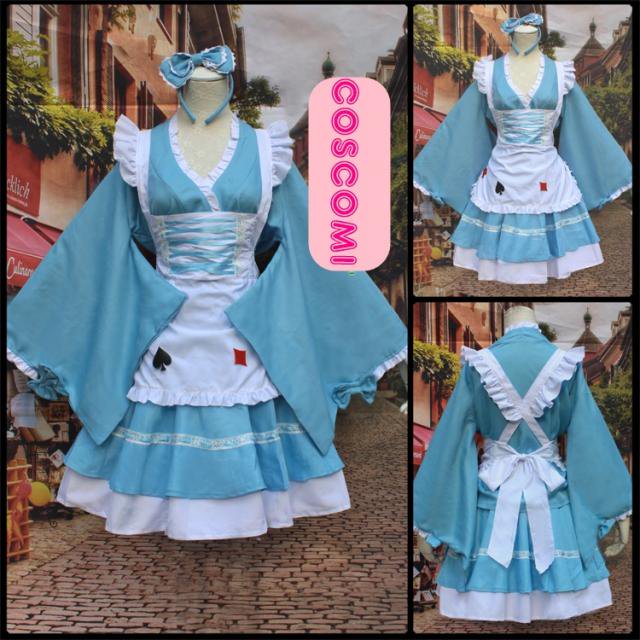 和風ロリータ　メイド 風 コスプレ 衣装 通販 オーダーメイド