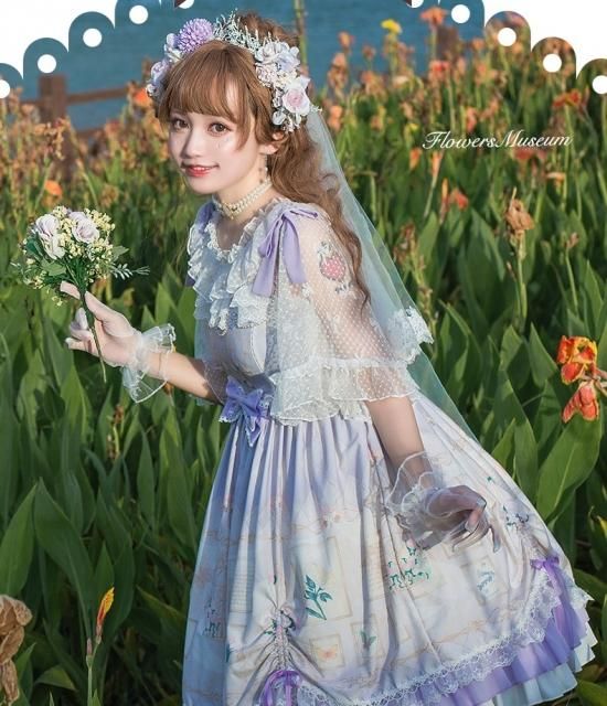 田園風エレガントロリータドレス✿女子会にもぴったり 真夏の思い出 オリジナル 田園風 ロリータドレス | Epic Smile