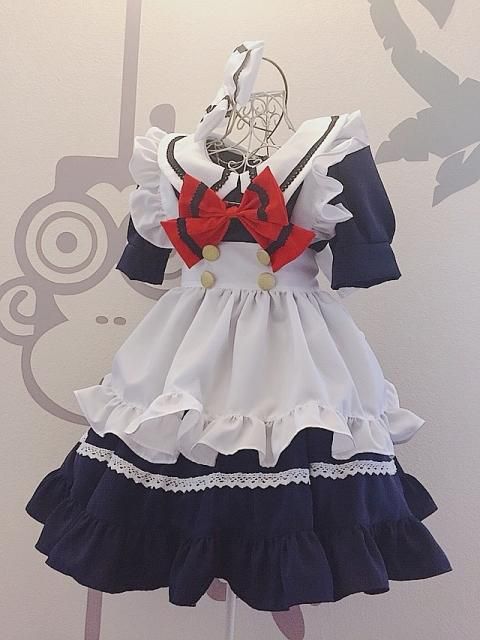 ロリータメイド服ワンピース コスプレ 衣装 通販 オーダーメイド