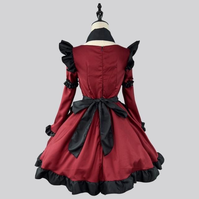 中国風ゴシック小悪魔ロリータメイドドレス コスプレ 衣装 通販