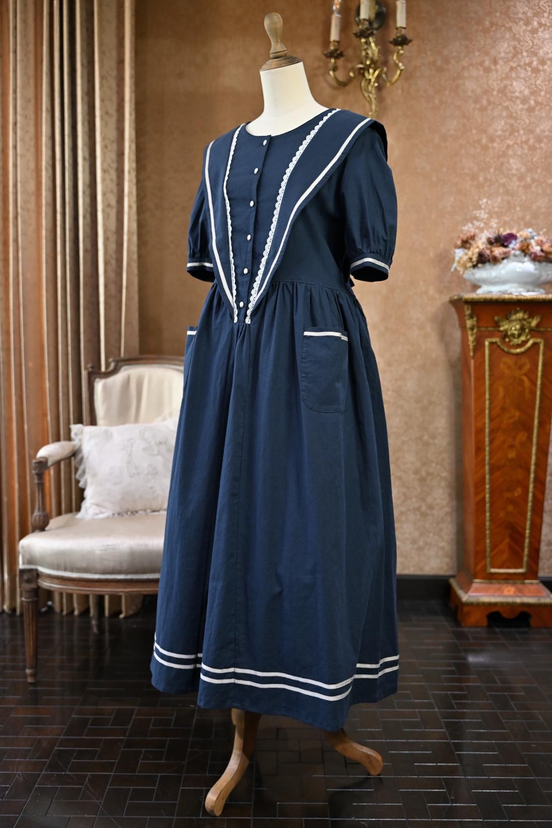 Seraphim クラシックセーラードレス（ネイビーブラック）試着のみ SERAPHIM ONLINE SHOP