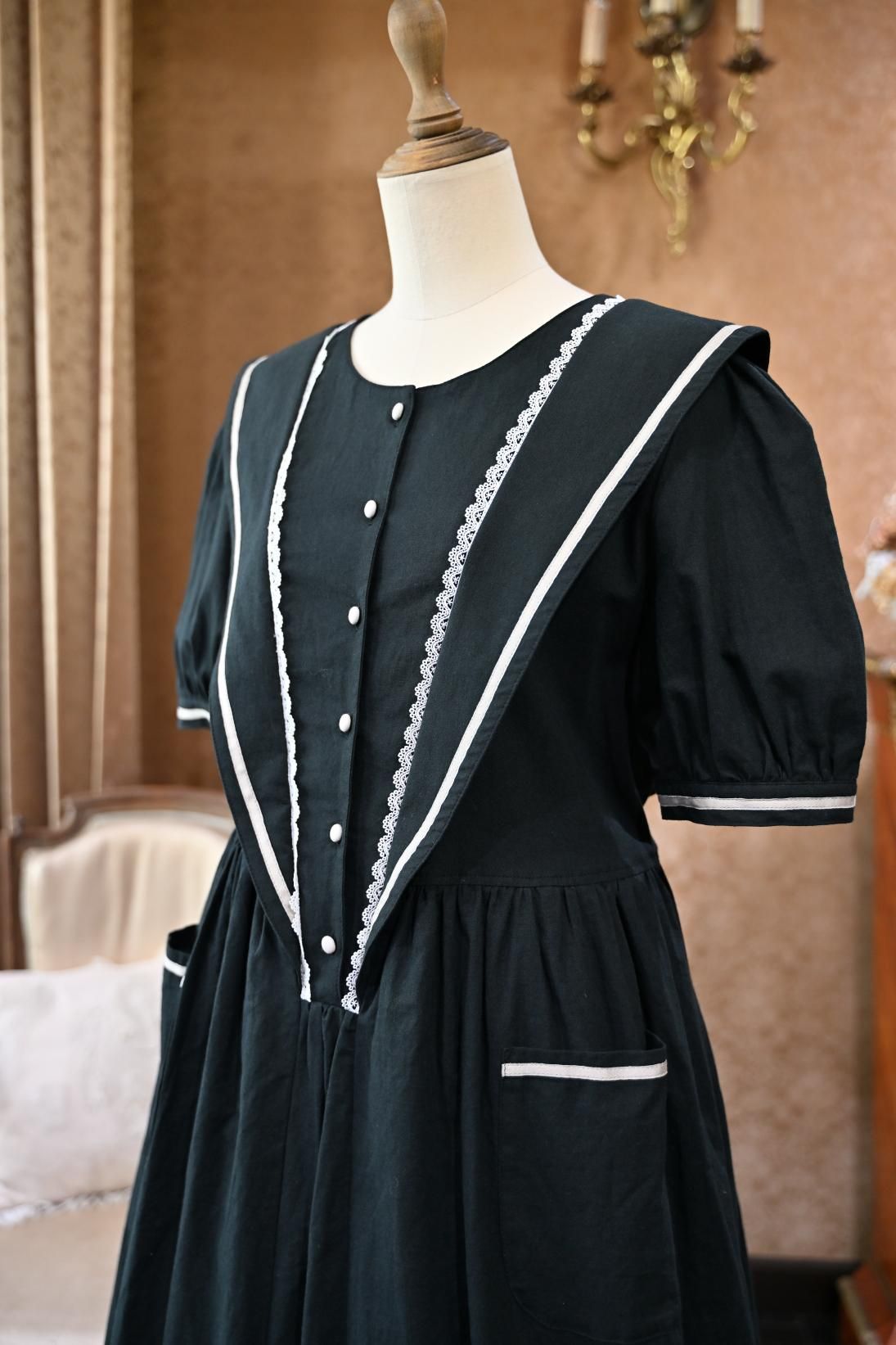 Seraphim クラシックセーラードレス（ネイビーブラック）試着のみ SERAPHIM ONLINE SHOP