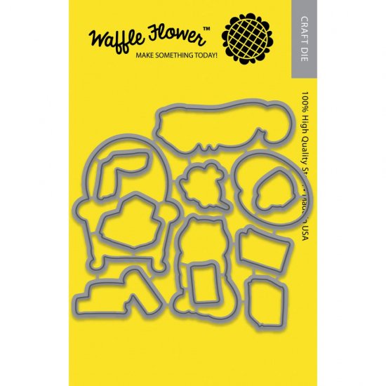 セット】Waffle Flower Crafts Hello Stampurr クリアスタンプ271104