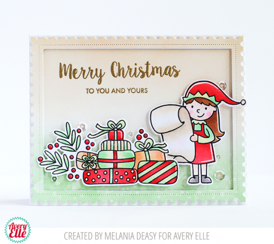 Avery Elle /"ELF-TACULAR/" Clear Stamps Only OR Clear Stamp and Die Bundle