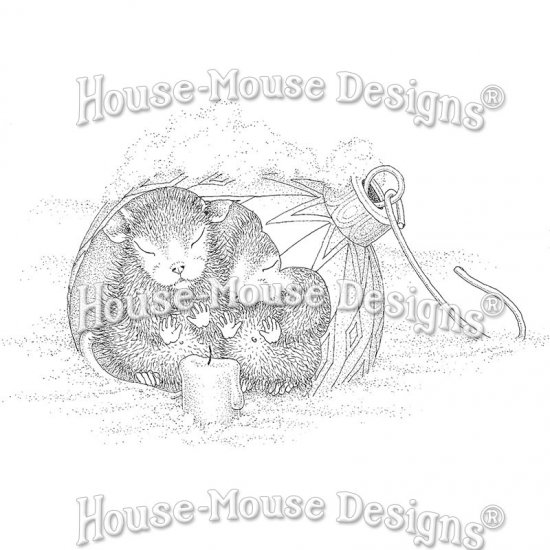 Stampendous House Mouse Cling Stamp Ornament Warmth HMCP101