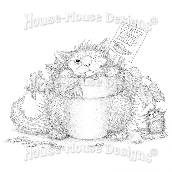 Stampendous House Mouse クリングスタンプ Catnip Snack HMCR126 -  スクラップブッキングの素材や輸入スタンプのお店【PURE VERY!】