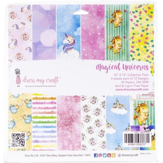 とっておきし福袋 片面柄 Crafts My Dress Paper 12 Pad ラッピング・包装