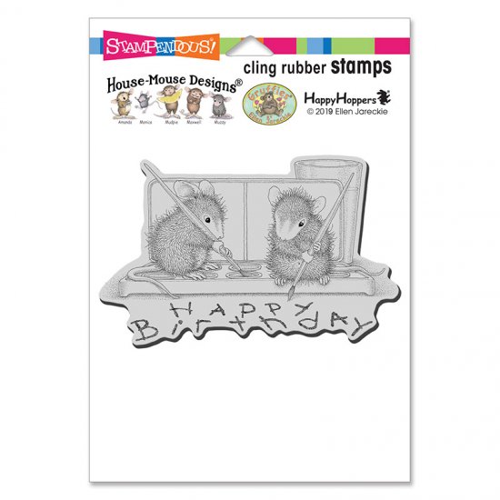 NEW! Stampendous House Mouse Cling Stamp Watercolor Wish -  スクラップブッキングの素材や輸入スタンプのお店【PURE VERY!】