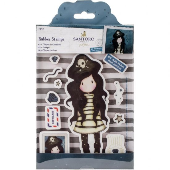 Santoro's Gorjuss Rubber Stamps Piracy GO907130 - スクラップ