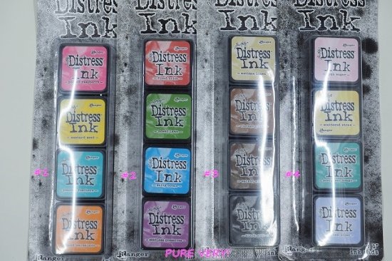 【おまとめセット】Tim Holtz Distress Mini Distressインク おまとめ 64色セット 在庫限り -  スクラップブッキングの素材や輸入スタンプのお店【PURE VERY!】