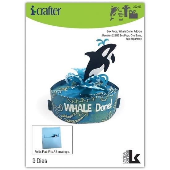 I Crafter Lynda Kanase Box Pops 3dボックスポップカード 6種類のセンチメント入り Whale Done Add On スクラップブッキングの素材や輸入スタンプのお店 Pure Very