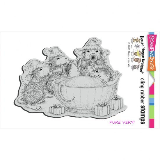 （スタンペンダス）Stampendous House Mouse クリングスタンプ Christmas Morning HMCR153 -  スクラップブッキングの素材や輸入スタンプのお店【PURE VERY!】