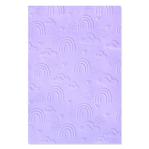 Sizzix Multi-Level Textured Impressions Embossing Folder By Jennifer  Ogborn, Rainbow Skyレインボー665739 - スクラップブッキングの素材や輸入スタンプのお店【PURE VERY!】