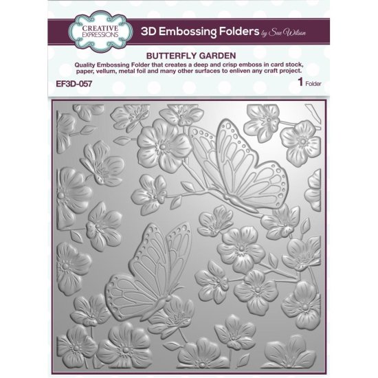 NEW! Creative Expressions 3D Embossing Folder 6