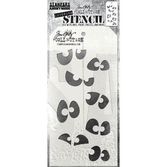 最新(レギュラーサイズ) Tim Holtz Layered Stencil 4.125