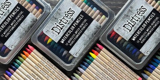 NEW!【3セット】Tim Holtz Distress Watercolor Pencils 水彩