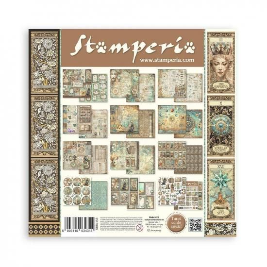 Stamperia スタンぺリア 】 両面柄 Paper Pad 12