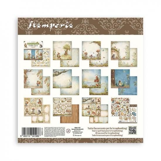 Stamperia 】Hidden Grove 両面柄 Paper Pad 8