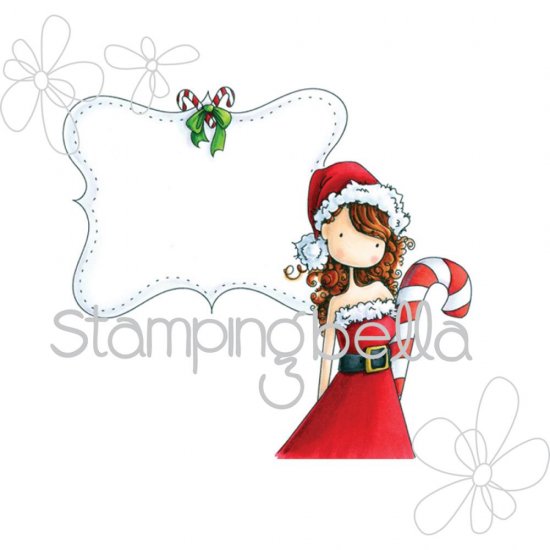 Stamping Bella　クリングスタンプ クリスマス Uptown Girl Chrystal's Christmas Label EB332　 在庫限り - スクラップブッキングの素材や輸入スタンプのお店【PURE VERY!】