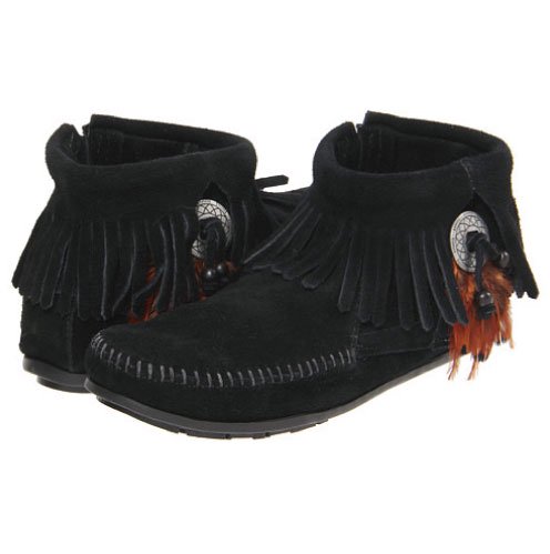 MINNETONKA Concho Feather Side Zip Boot ミネトンカ コンチョ フェザー サイド ジップ ブーツ