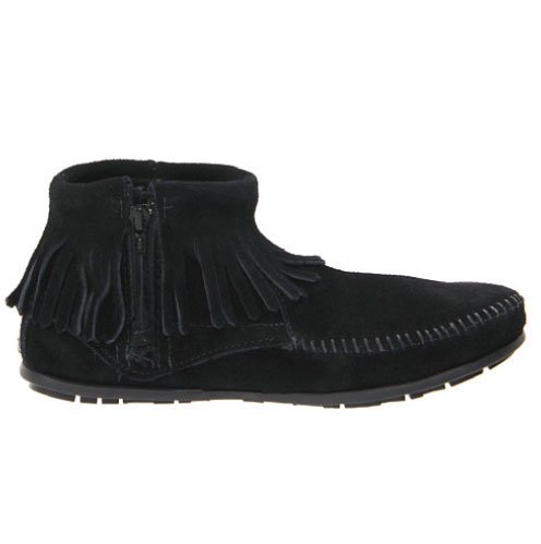 MINNETONKA Concho Feather Side Zip Boot ミネトンカ コンチョ