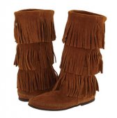 Minnetonaka Calf Hi 3-Layer Fringe Boot ミネトンカ カーフ ハイ 3