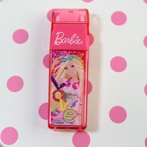 Barbie バービー ローラー消しゴム ピンク 西宮 香櫨園の雑貨ムッティ かわいい雑貨や生地がいっぱい