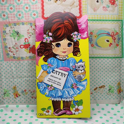 大きなきせかえ人形 Cathy ドレスアップ レトロ可愛い女の子 アメリカ買い付け品 西宮 香櫨園の雑貨ムッティ かわいい 雑貨や生地がいっぱい