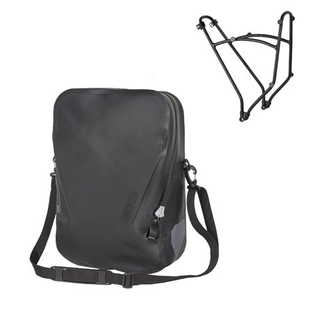 シングルバッグ+ラック1(Single bag+RACK1)ブラック【ＱＬ3.1】- オルトリーブ ORTLIEB 通販専門店 ||  バイクバニア・バックパックバッグ・メッセンジャーバッグ