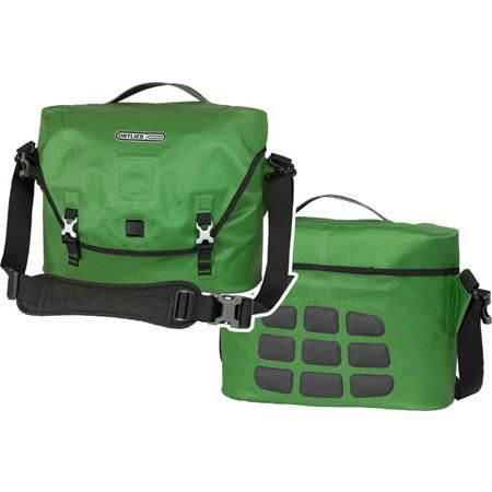 シティーバック　ORTLIEB ジップシティーS(Zip-City）ライムグリーン/ブルー シティーバッグ